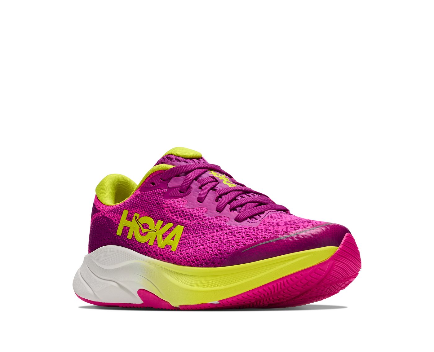 Hoka One One Rincon 4 Big Kids Laufschuh für Kinder, sehr leicht, atmungsaktives Obermaterial (rosa)