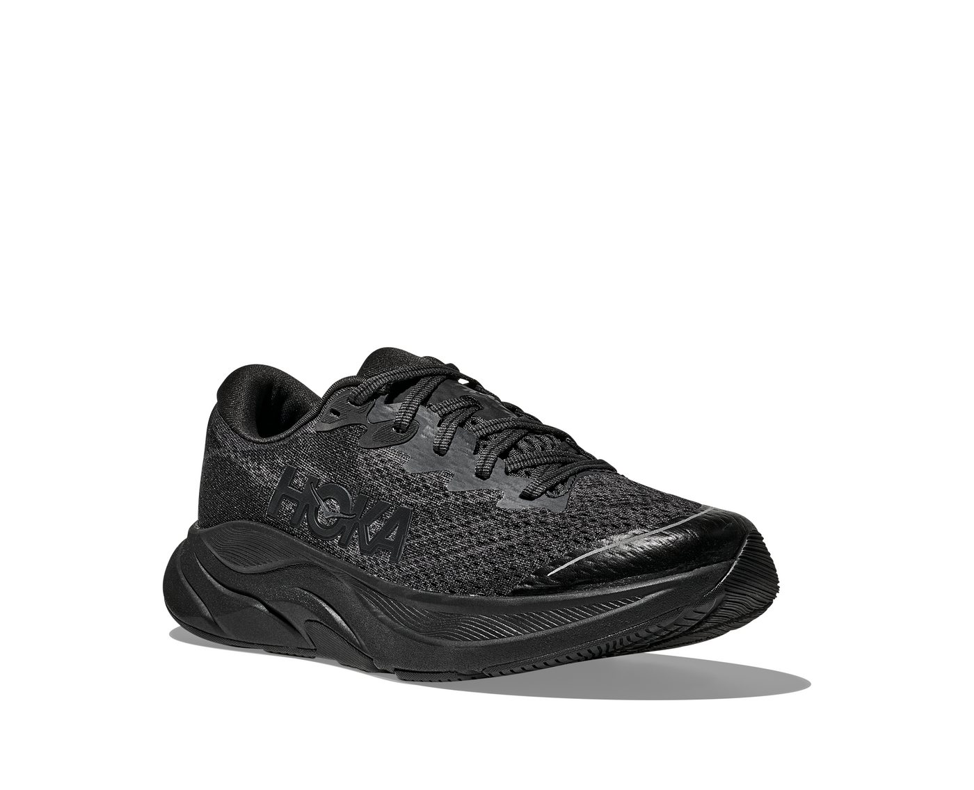 Hoka One One Rincon 4 Big Kids Laufschuh für Kinder, sehr leicht, atmungsaktives Obermaterial (schwarz)