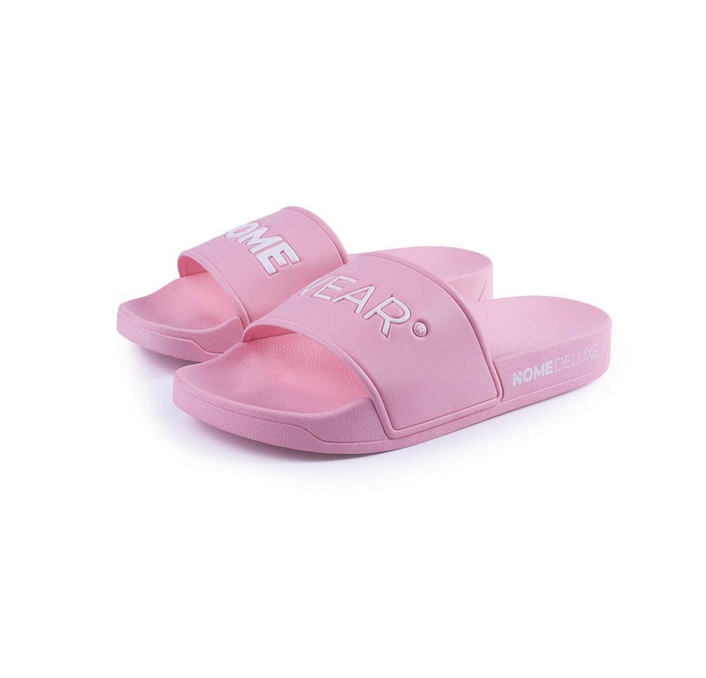 Home Deluxe Home Wear PVC Pantoletten SUN Pantolette Badeschuhe (rosa)