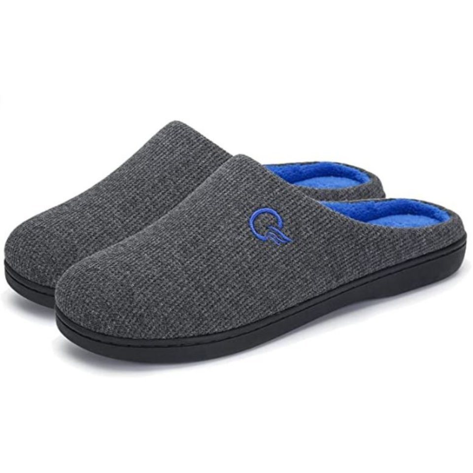 Home & Joy London Hausschuh (mit Memory-Foam Fußbett weich & warm gefüttert, bequem, rutschfest) Pantoffeln Latschen Schlappen Slipper Pantoletten Winter Fell-Imitat