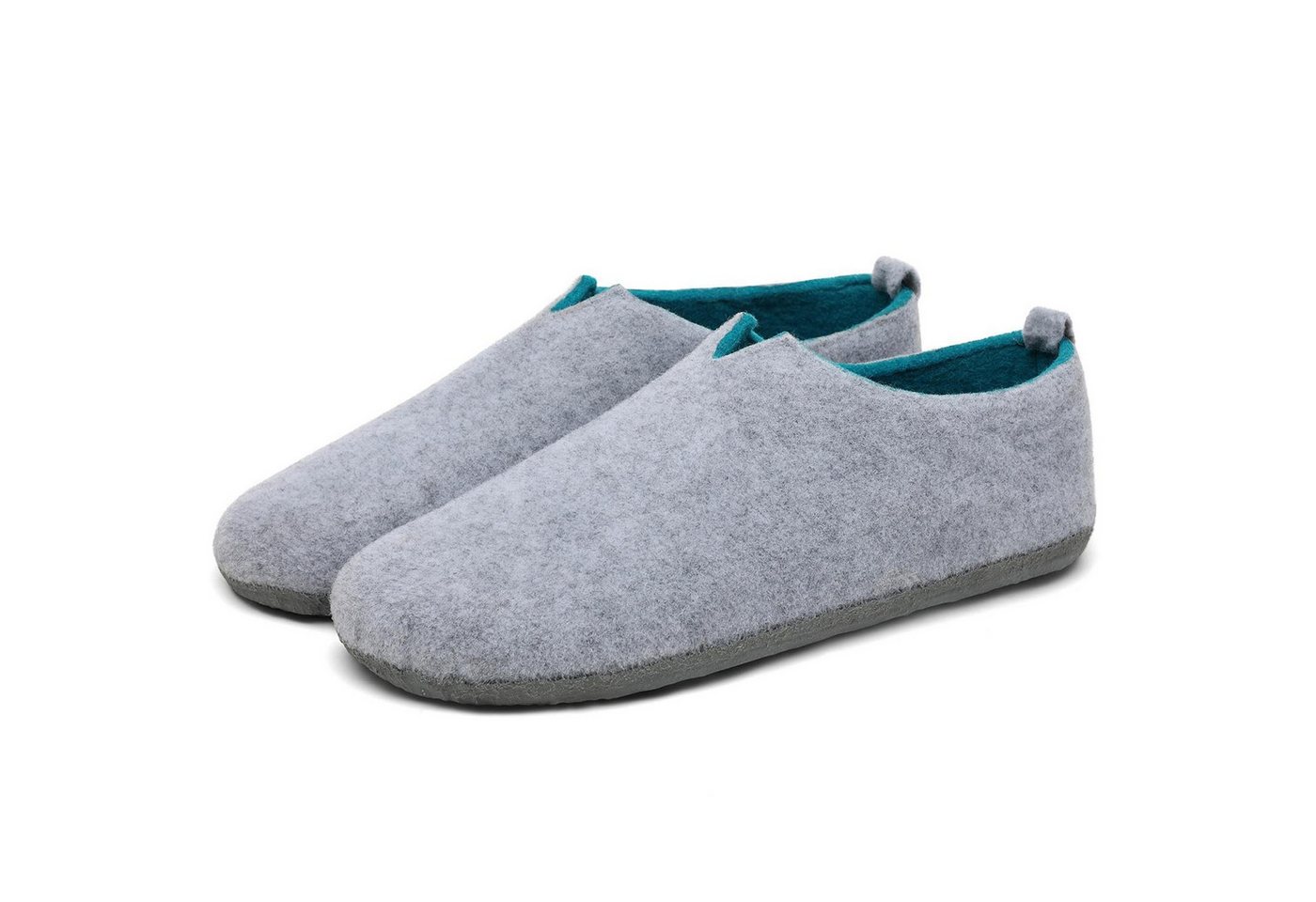 Home & Joy vegan & recycled Comfort Filz unisex Hausschuh (hohe Hüttenschuhe, Fußbett entnehmbar, weich & warm gefüttert, bequem) Pantoffeln Latschen Schlappen Slipper Pantoletten Winter rutschfest