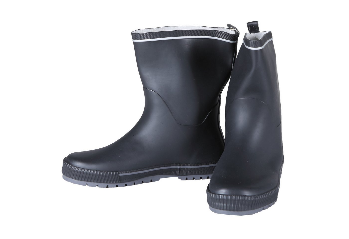 Home4Living Gartenstiefel Herren Regenstiefel schwarz rutschfest Gummistiefel (2-tlg) 100% wasserdicht, robust & bequem