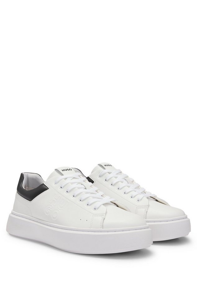 HUGO Allen_Tenn Sneaker Halbschuh, Freizeitschuh, Schnürschuh mit Schaftrandpolsterung