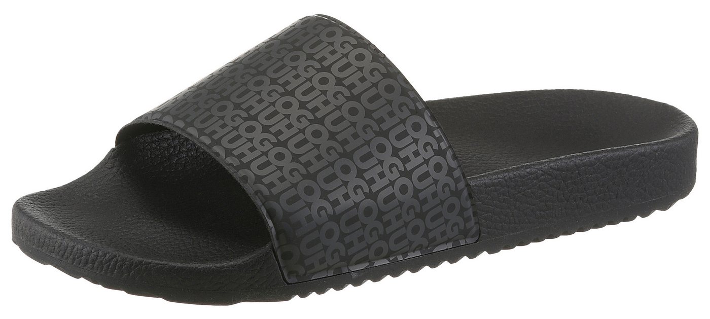 HUGO Badepantolette Pool Slides, Badeschlapppen, Sommerschuh, Strandschuh zum Schlupfen