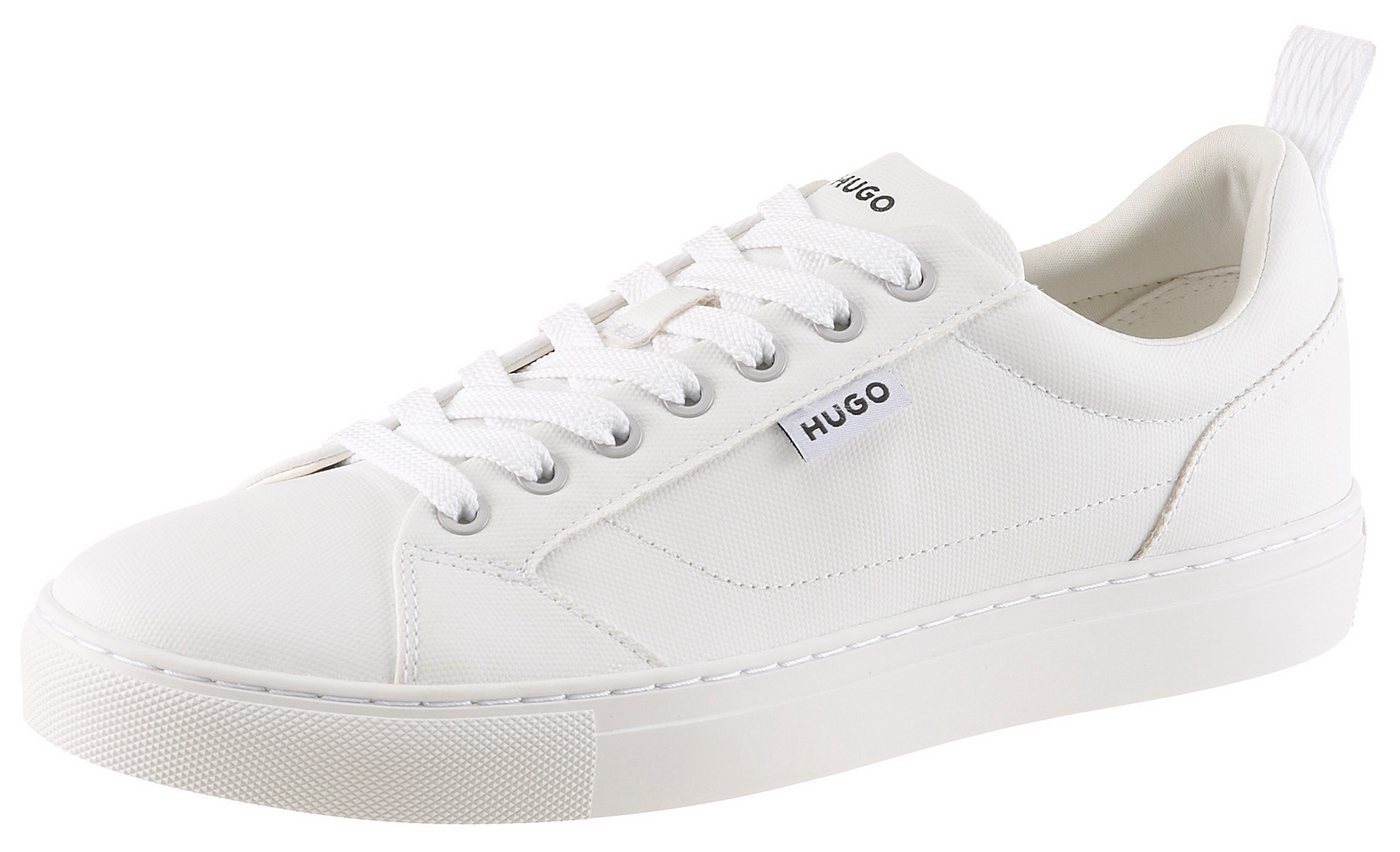 HUGO Blue Morrie tenn Sneaker Schnürschuh, Halbschuh, Freizeitsneaker mit weichem Schaftrand