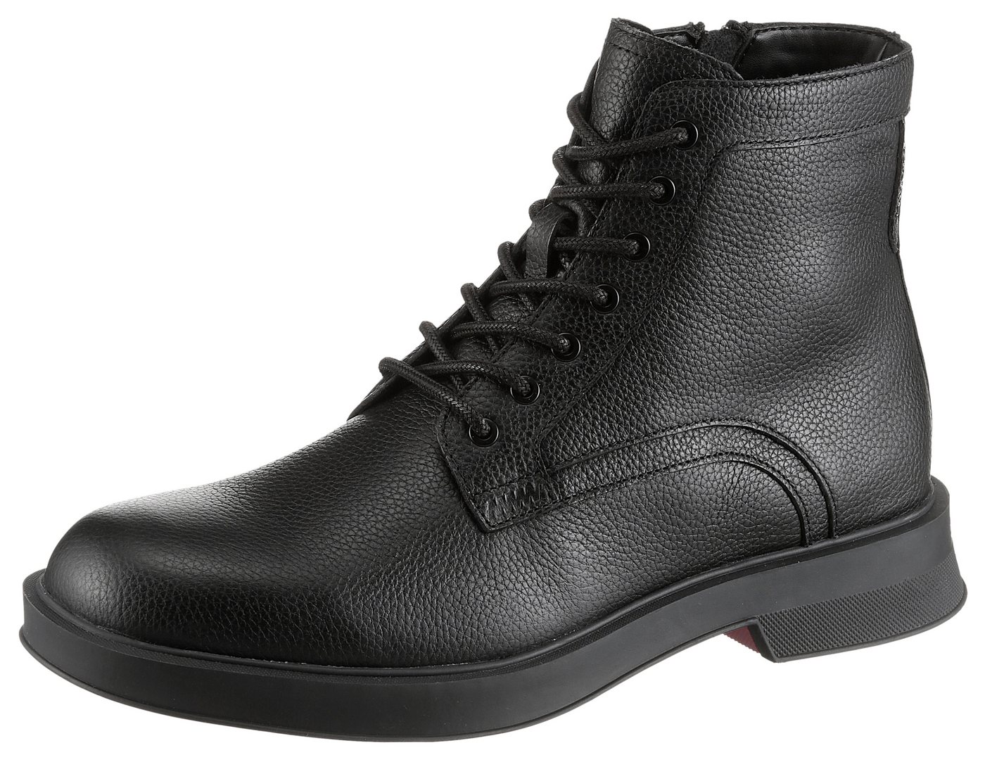 HUGO Lenner_halb_grlt Schnürstiefelette Schnürboots, Business-Stiefelette mit Innen-Reißverschluss