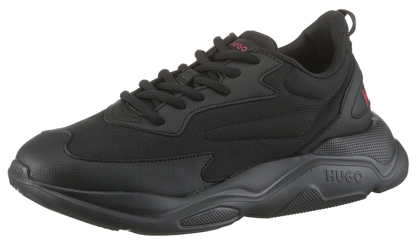 HUGO Leon Runn Sneaker, Halbschuh, Freizeitschuh, Schnürschuh, Logoschriftzug an der Ferse