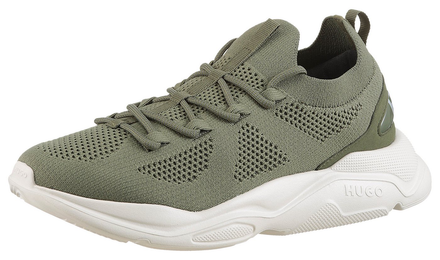 HUGO Leon_Runn Slip-On Sneaker, Schlupfschuh, Freizeitsneaker, Barfußschuh mit elastischem Einstieg