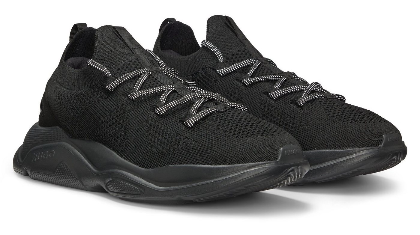 HUGO Leon_Runn Slip-On Sneaker, Schlupfschuh, Freizeitsneaker, Barfußschuh mit elastischem Einstieg