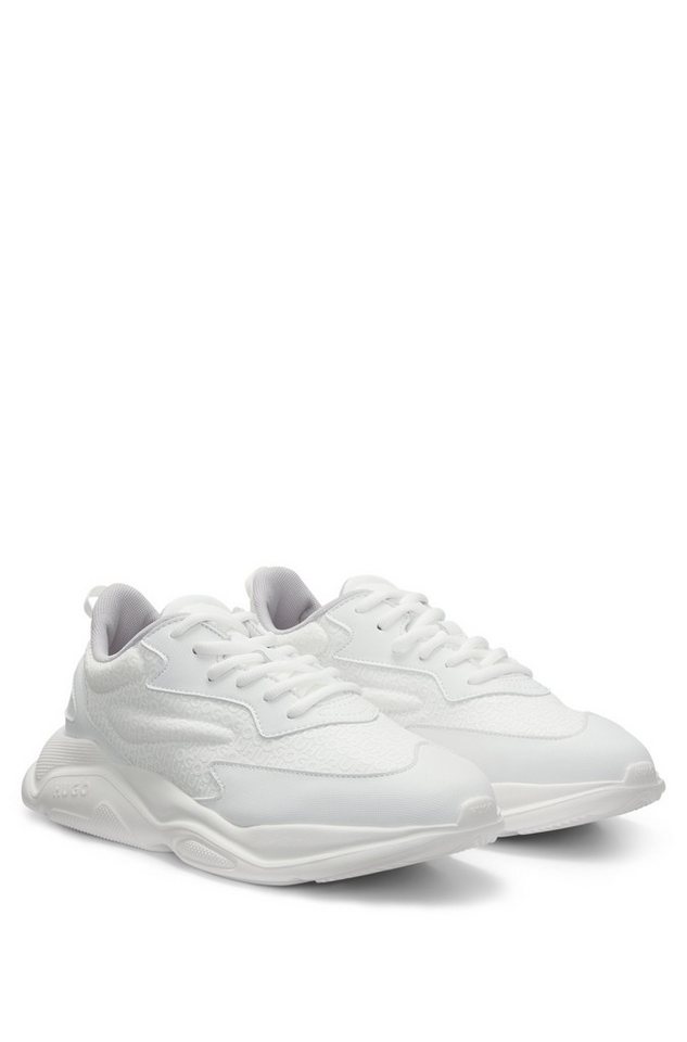HUGO Leon_runn Sneaker, Freizeitschuh, Halbschuh, Schnürschuh mit weichem Schaftrand