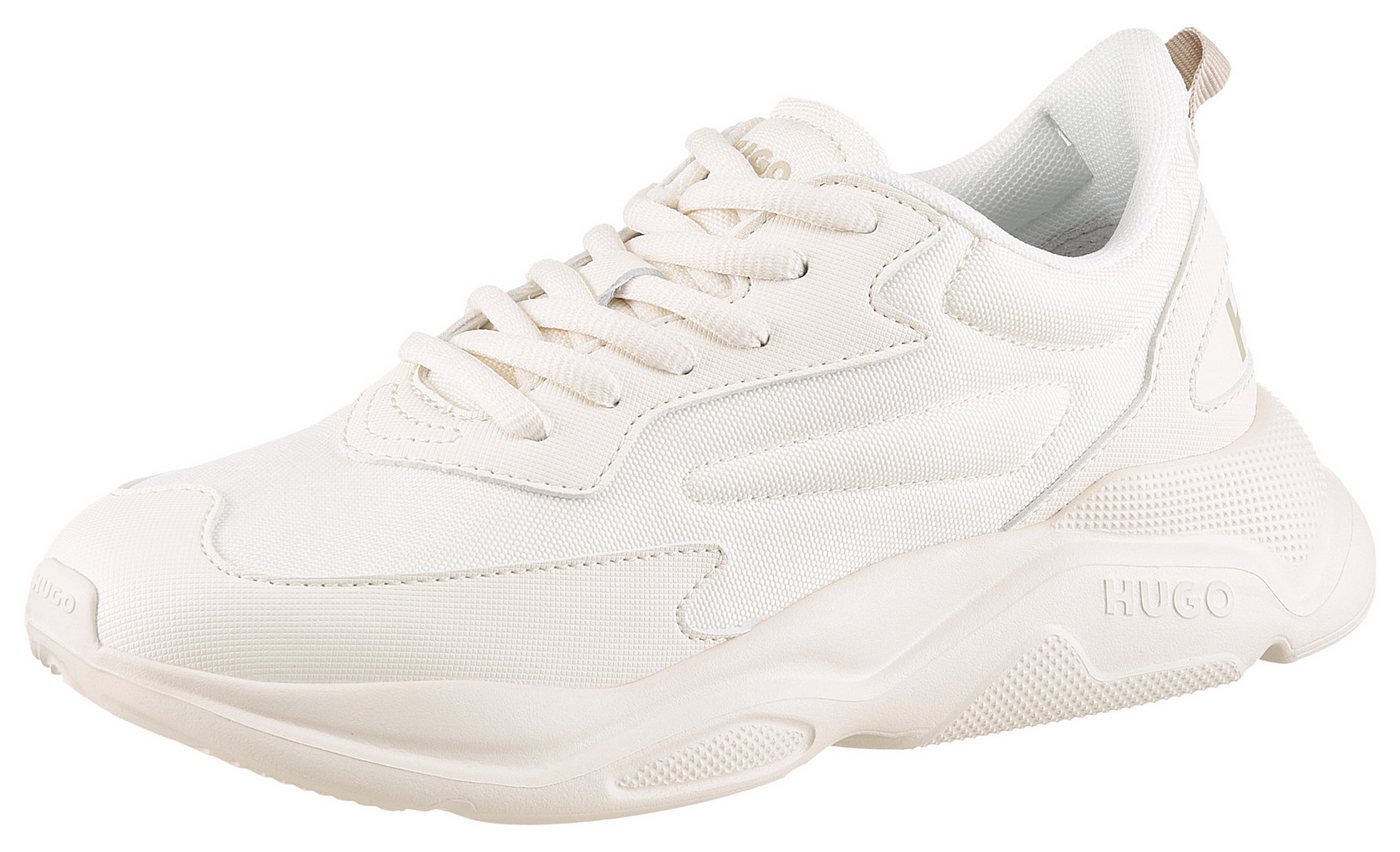 HUGO Leon_Runn Sneaker, Schnürschuh, Halbschuh, Freizeitschuh, HUGO Schriftzug an der Ferse