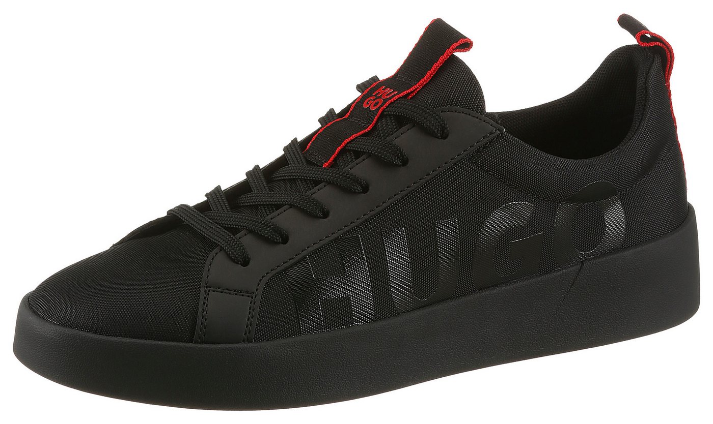 HUGO Lyde_tenn Sneaker Court Sneaker, Schnürschuh, Freizeitschuh mit Logoschriftzug