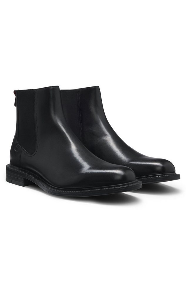 HUGO Lysander_cheb_lt Chelseaboots Stiefelette, Business-Boots mit seitlichem Stretcheinsatz