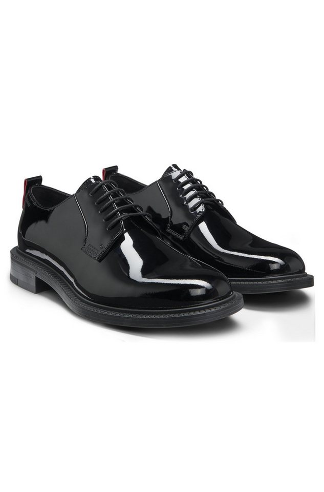 HUGO Lysander_derb_ptlt Schnürschuh Abendschuh, Business-Schuh, Lackschuh, Anzugschuh in eleganter Optik