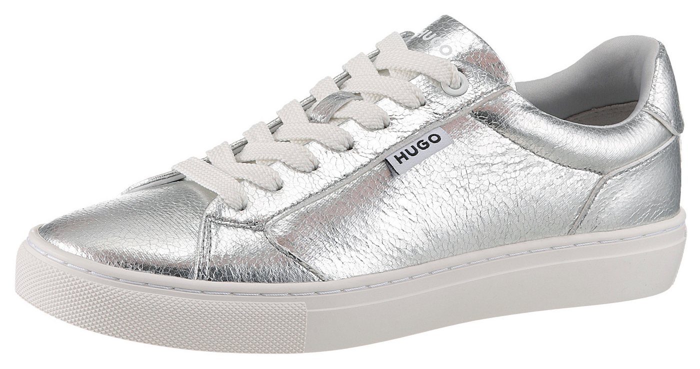 HUGO Morrie_Tenn Plateausneaker Schnürschuh, Halbschuh, Freizeitsneaker zum Schnüren