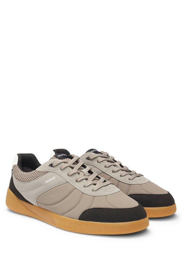 HUGO Riven_Tenn Sneaker Freizeitschuh, Retro-Sneaker, Halbschuh, Trend Sneaker, zum Schnüren