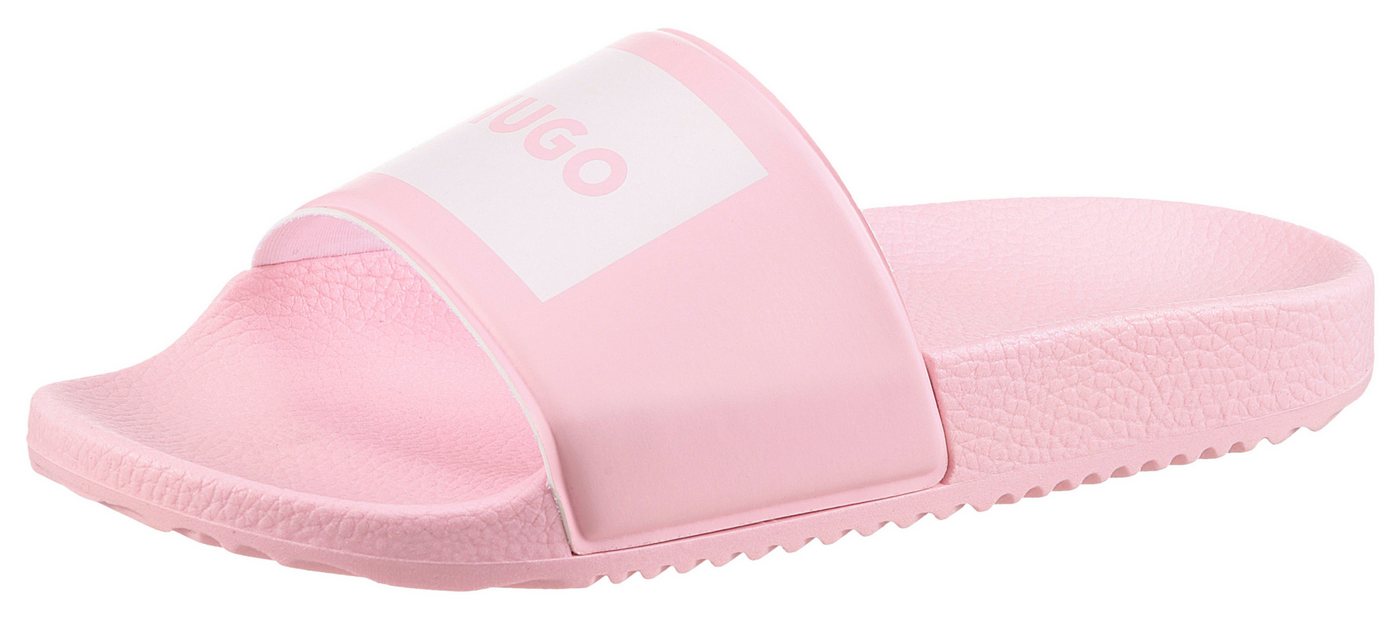 HUGO Timein_slid2 Badepantolette Sommerschuh, Strandschuh, Badeschuh, Pantolette zum Schlupfen