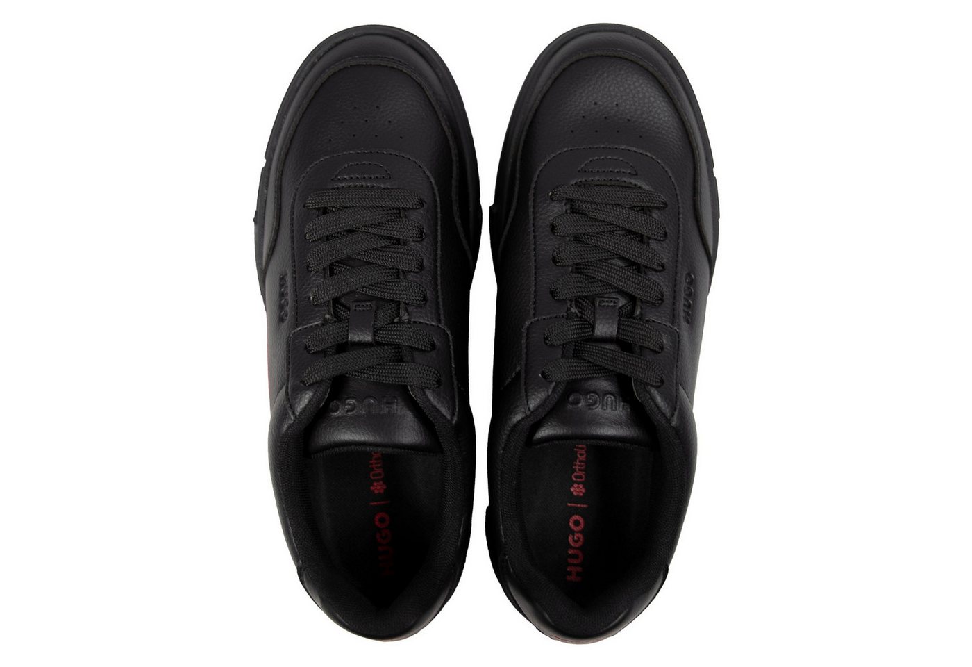 HUGO Yarrow tenn grpu Sneaker mit eingestanztem Markenschriftzug