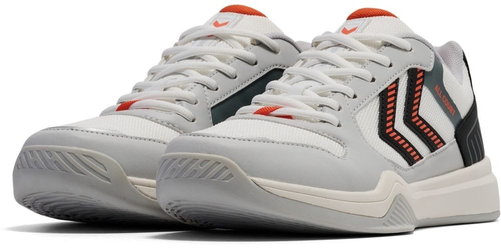 Hummel All Court Handballschuh (weiß/schwarz/rot)