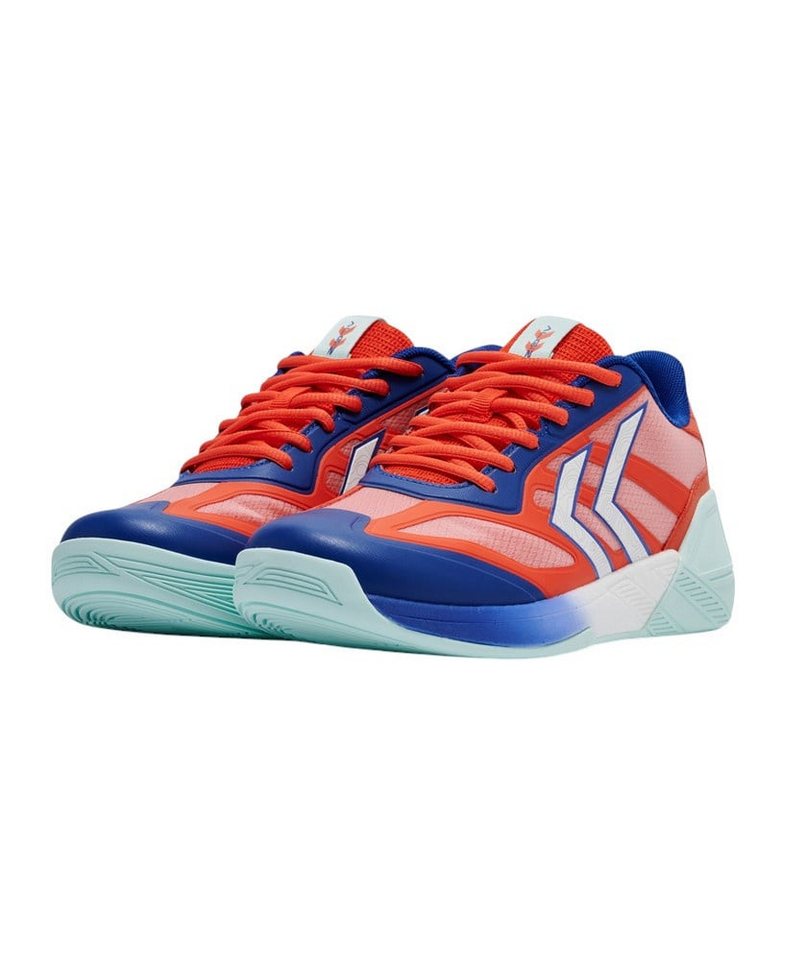 Hummel Hallen-Indoorschuhe Algiz 25ICON rot/blau/weiss Herren Badmintonschuh