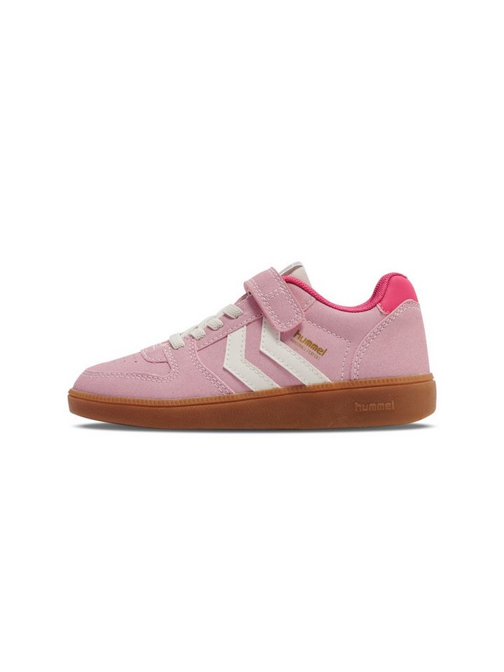 Hummel HANDBALL PERFEKT CL JR Sneaker elastische Schnürsenkel, leichtes Material, EVA-Dämpfung (ROSEATE SPOONBILL)
