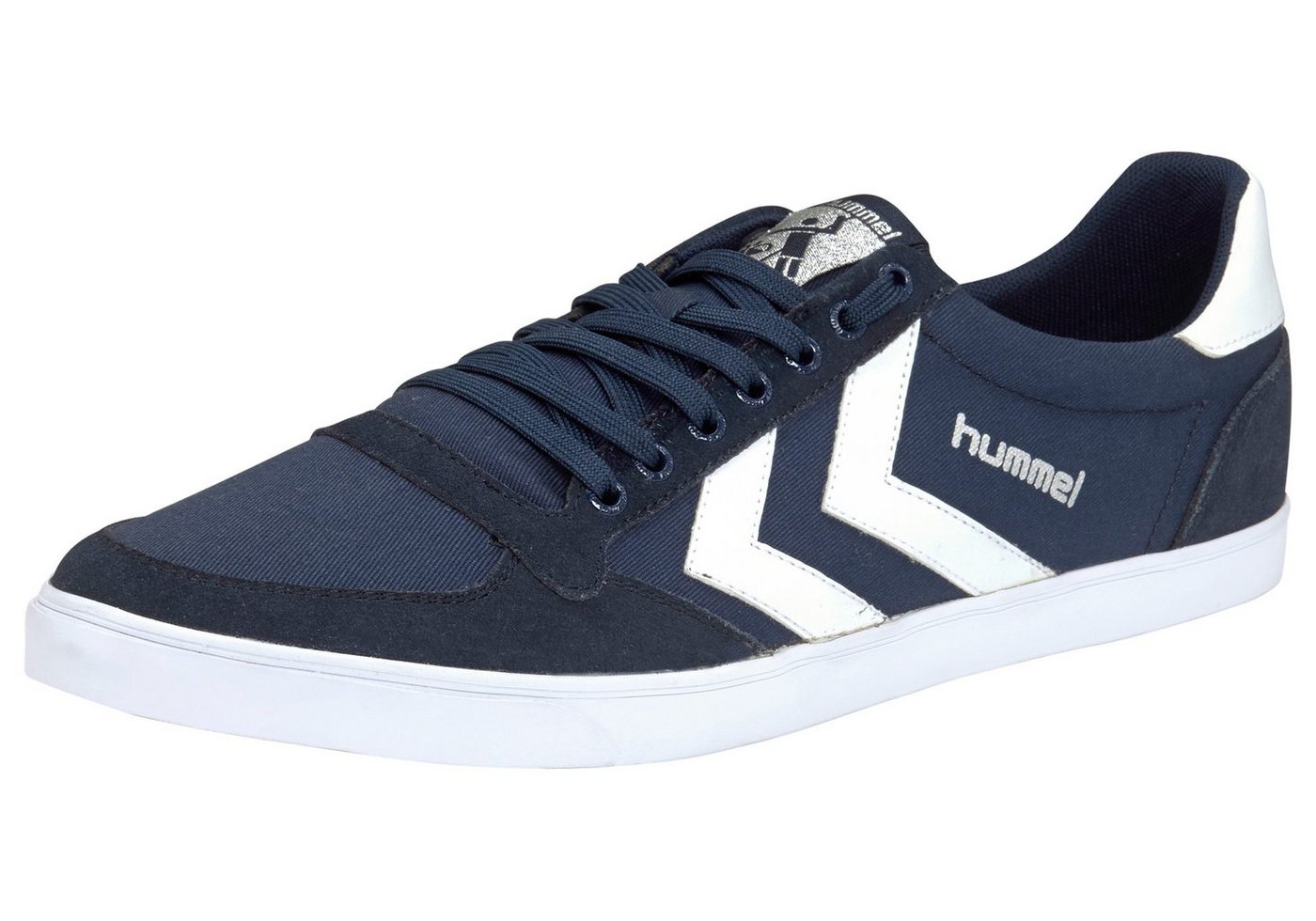Hummel Slimmer Stadil Canvas Low Sneaker (blau/weiß)