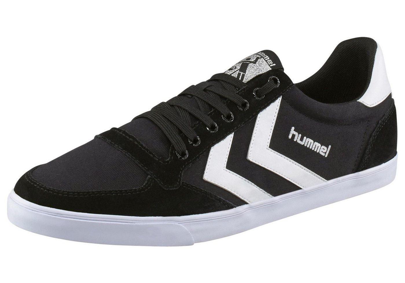 Hummel Slimmer Stadil Canvas Low Sneaker (schwarz/weiß)