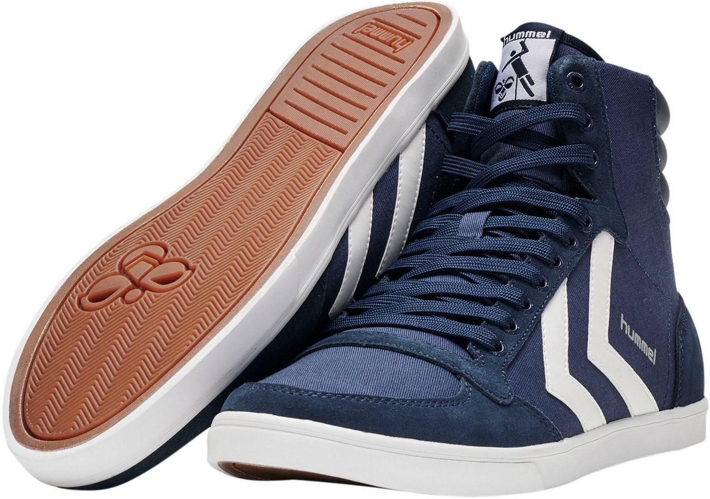 Hummel SLIMMER STADIL HIGH Sneaker (blau)