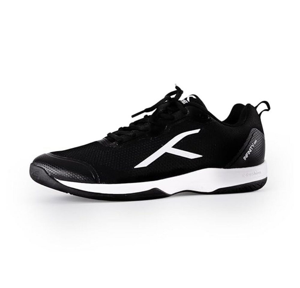 hundred Infinity Pro Nicht markierender professioneller Badmintonschuhe Badmintonschuh (Paketinhalt: 1 Paar Schuhe, rubber sole) Suitable for indoor tennis/squash/table tennis/basketball & padel (schwarz/weiß)