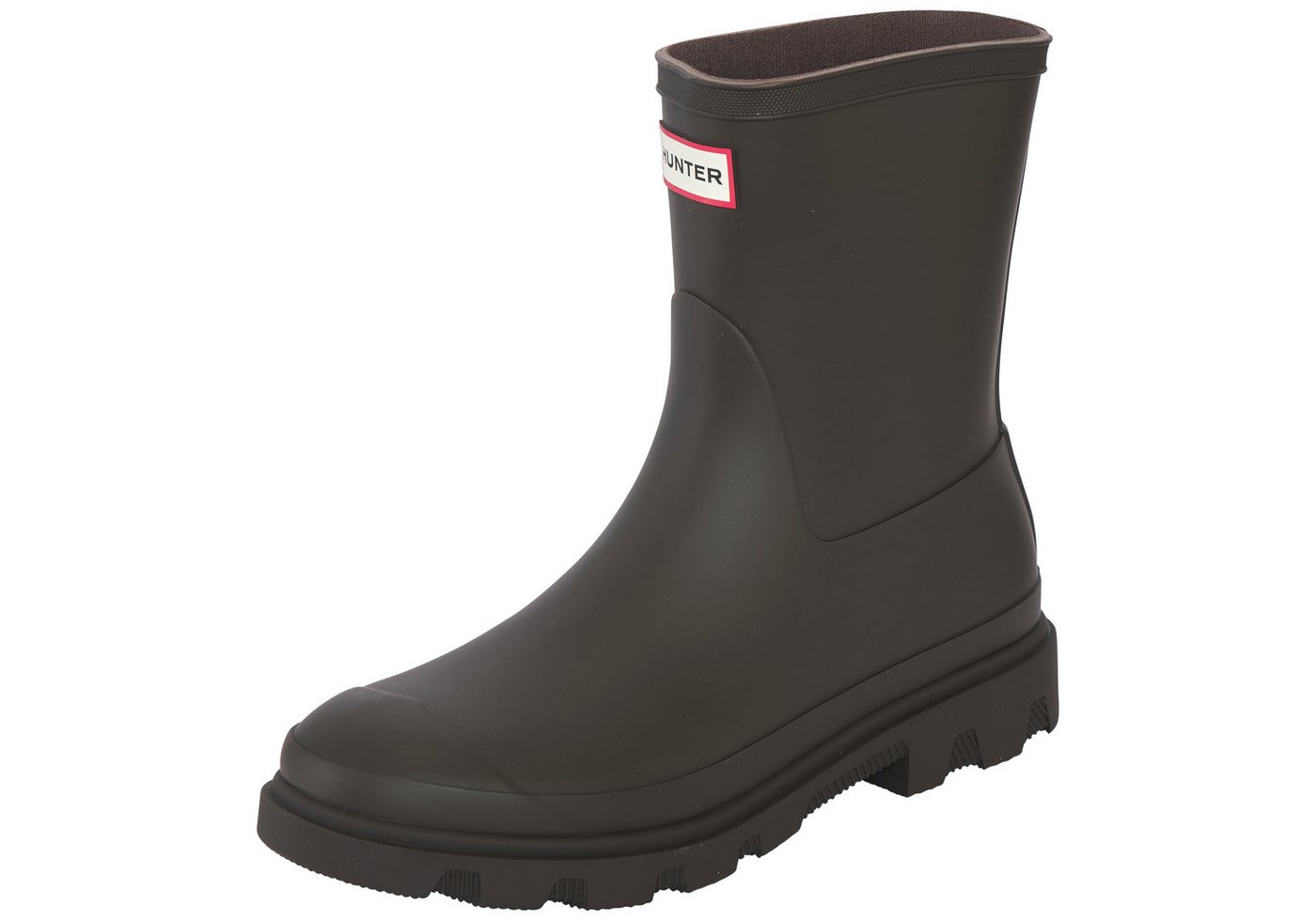 Hunter UNISEX DOWNPOUR SHORT BOOT Gummistiefel wasserdicht (braun)