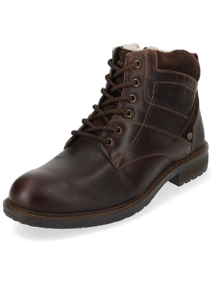 Hush Puppies Stiefelette Leder Schnürstiefelette
