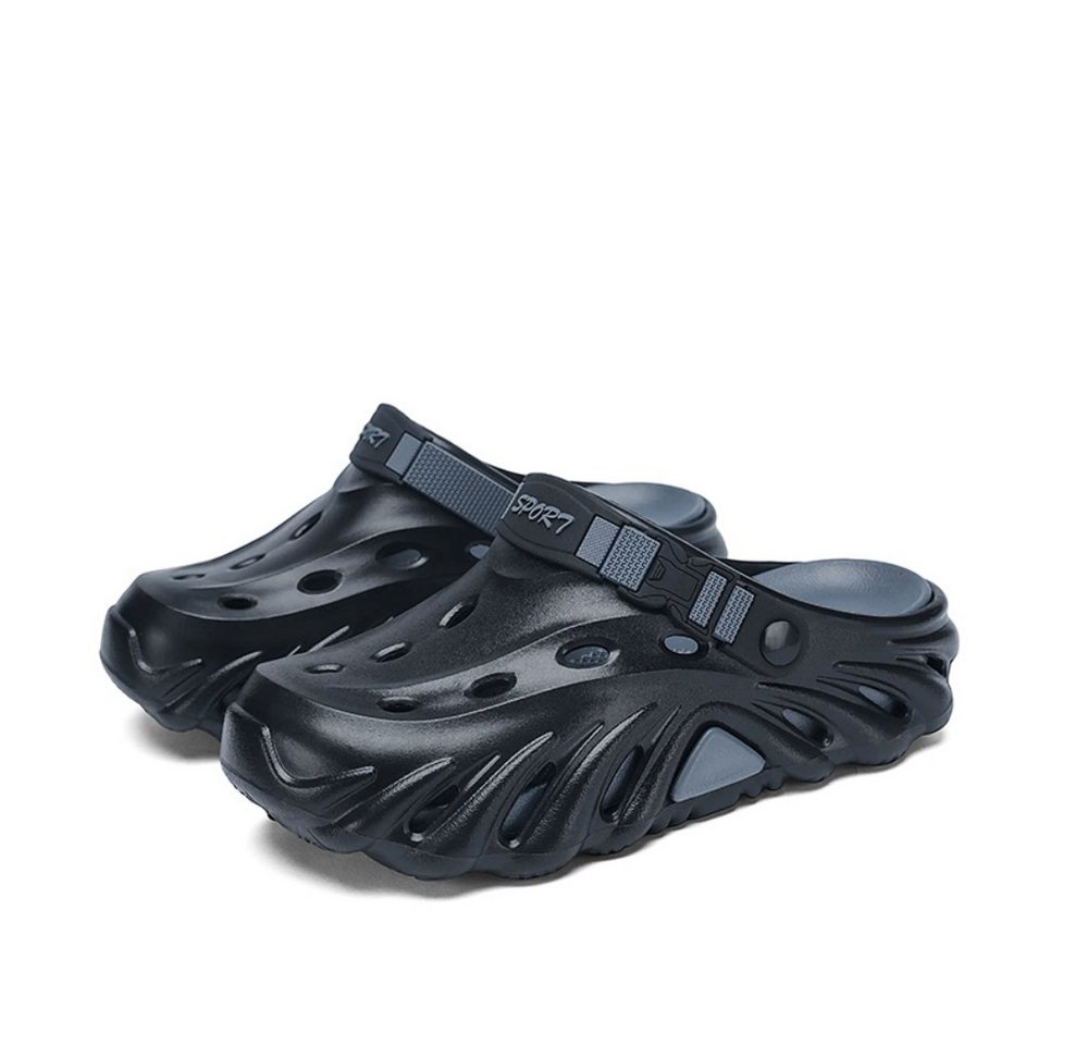 HUSK'SWARE Atmungsaktive Gartenpantoletten mit Fersenriemen Clog (Rutschfeste Sohle aus EVA-Material, Einfach zu reinigen) Weiches & flexibles EVA-Material Rutschfeste Sohle