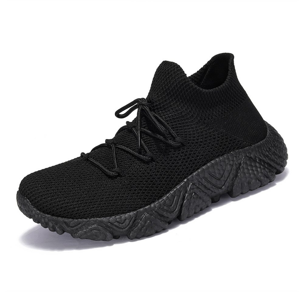 HUSK'SWARE Barfußschuh (Dämpfende, rutschfeste und verschleißfeste Outdoor-Schuhe, Bequem und atmungsaktiv, Gummisohle) Flyknit-Obermaterial