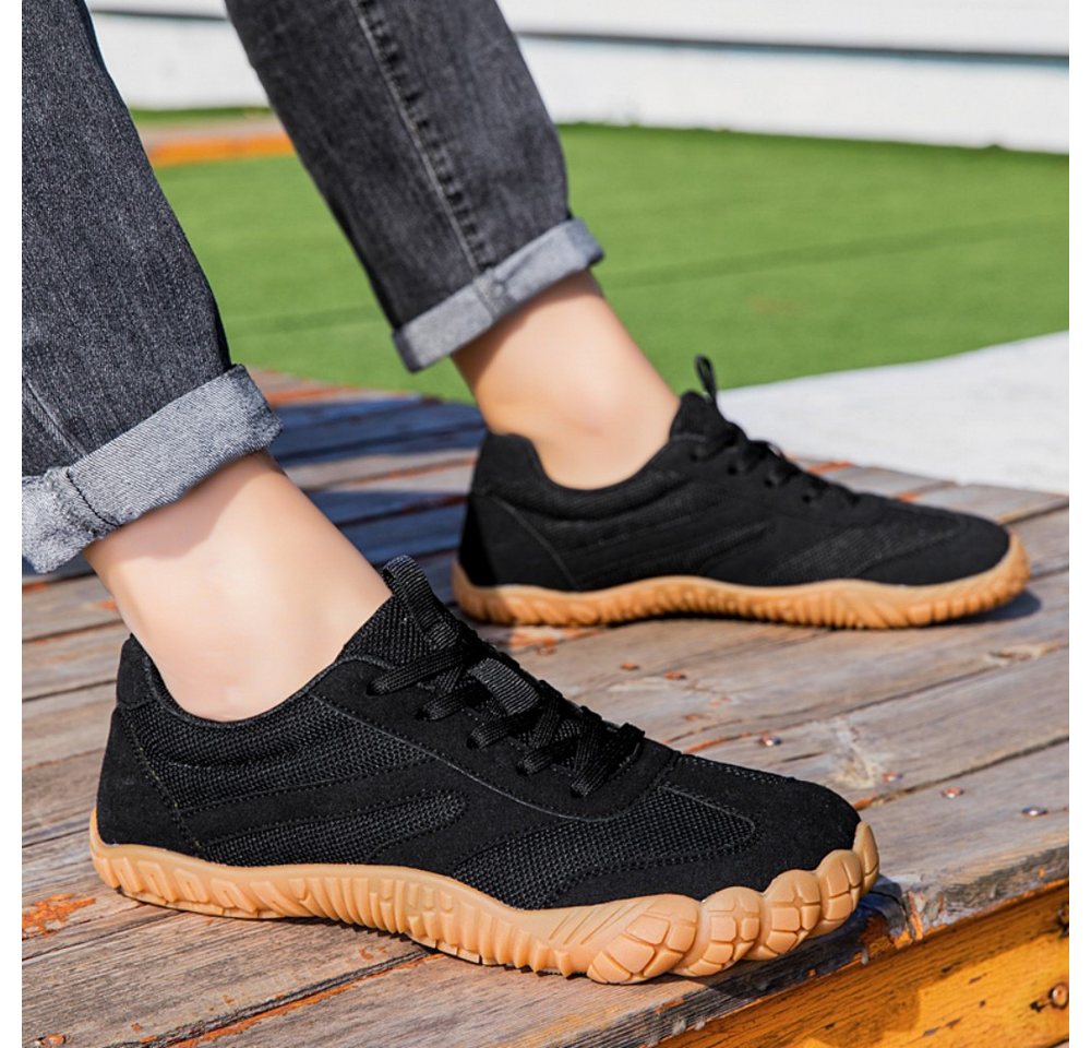 HUSK'SWARE Barfußschuh (Unisex Barfußschuhe für Paare, breite Zehenbox, leichte Freizeitschuhe, Unisex Barfußschuhe für Paare, breite Zehenbox, leichte Freizeitschuhe) rutschfeste Wanderschuhe, Fitnessschuhe für Alltag und Outdoor