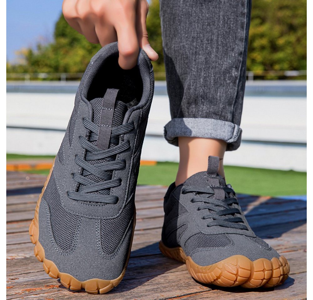 HUSK'SWARE Barfußschuh (Unisex Barfußschuhe für Paare, breite Zehenbox, leichte Freizeitschuhe, Unisex Barfußschuhe für Paare, breite Zehenbox, leichte Freizeitschuhe) rutschfeste Wanderschuhe, Fitnessschuhe für Alltag und Outdoor