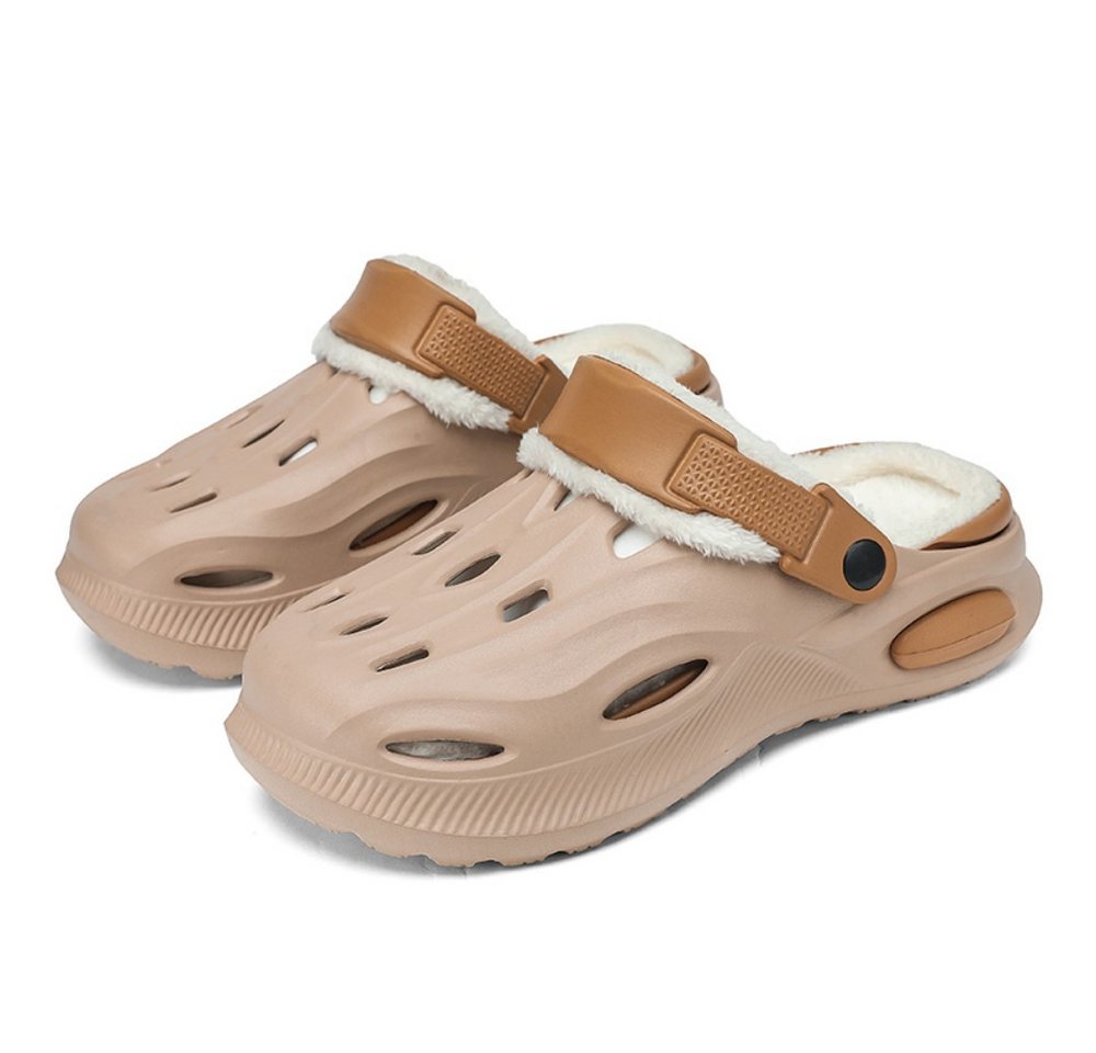 HUSK'SWARE Clog (Gefütterte Clogs für Damen und Herren – warme) Gefütterte Lochschuhe – komfortabel, warm und atmungsaktiv