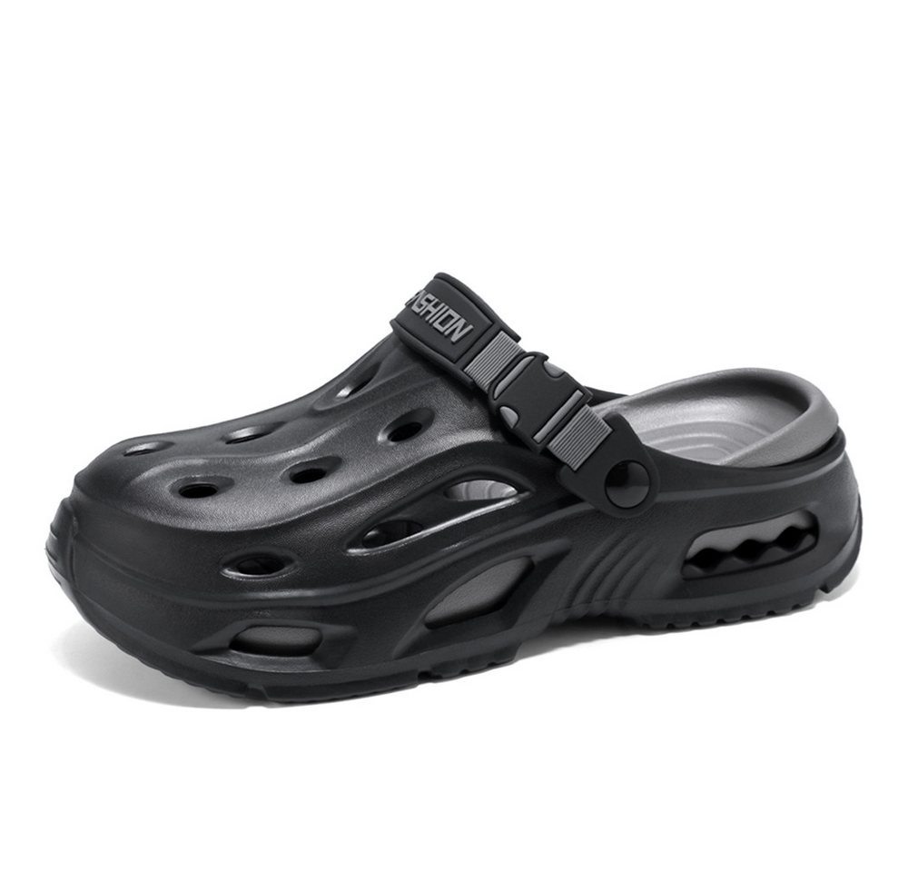 HUSK'SWARE Clog (Rutschfest und strapazierfahig) Leicht und bequem Trocken und atmungsaktiv (grau/schwarz)