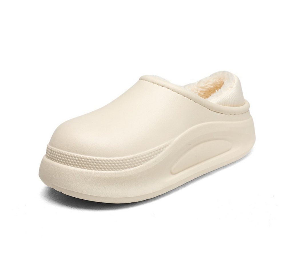 HUSK'SWARE Kuschelige Winter Hausschuhe Plüsch Hausschuhe (Rutschfeste EVA-Sohle, Leicht & bequem) Kuscheliges Innenfutter