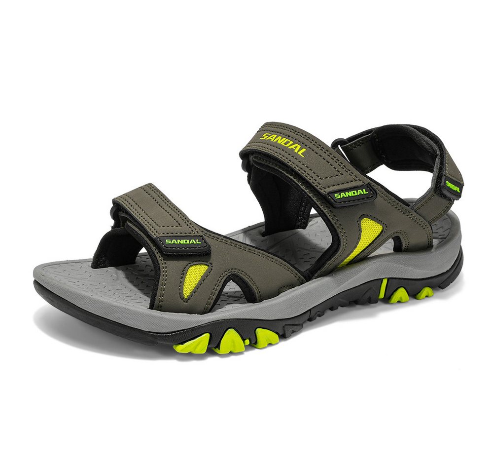 HUSK'SWARE Outdoorsandale (Leicht und rutschfest weich, Flexibel und abriebfest) Klettverschluss-Design für einfaches An- und Ausziehen