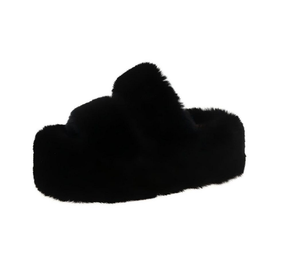 HUSK'SWARE Plüsch Hausschuhe Damen Hausschuhe mit Erhöhung – Bequeme Baumwoll-Pantoffeln