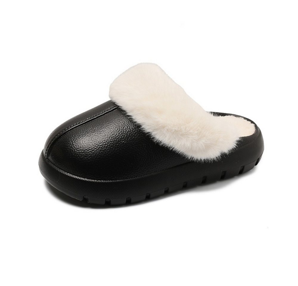 HUSK'SWARE Plüsch Hausschuhe (Wasserdichte Winter-Couples Slipper) Plüschgefüttert, Warm & Bequem, Innen & Außen