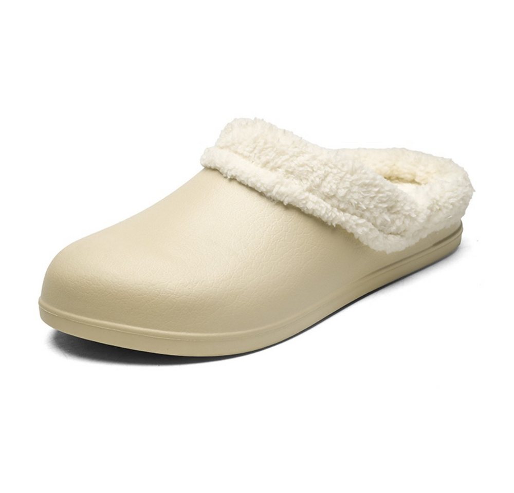 HUSK'SWARE Plüsch Hausschuhe (Wintergefütterte Paar-Hausschuhe aus nahtlosem EVA-Material) Wasserdicht, Rutschfest & Wärmend für Damen und Herren