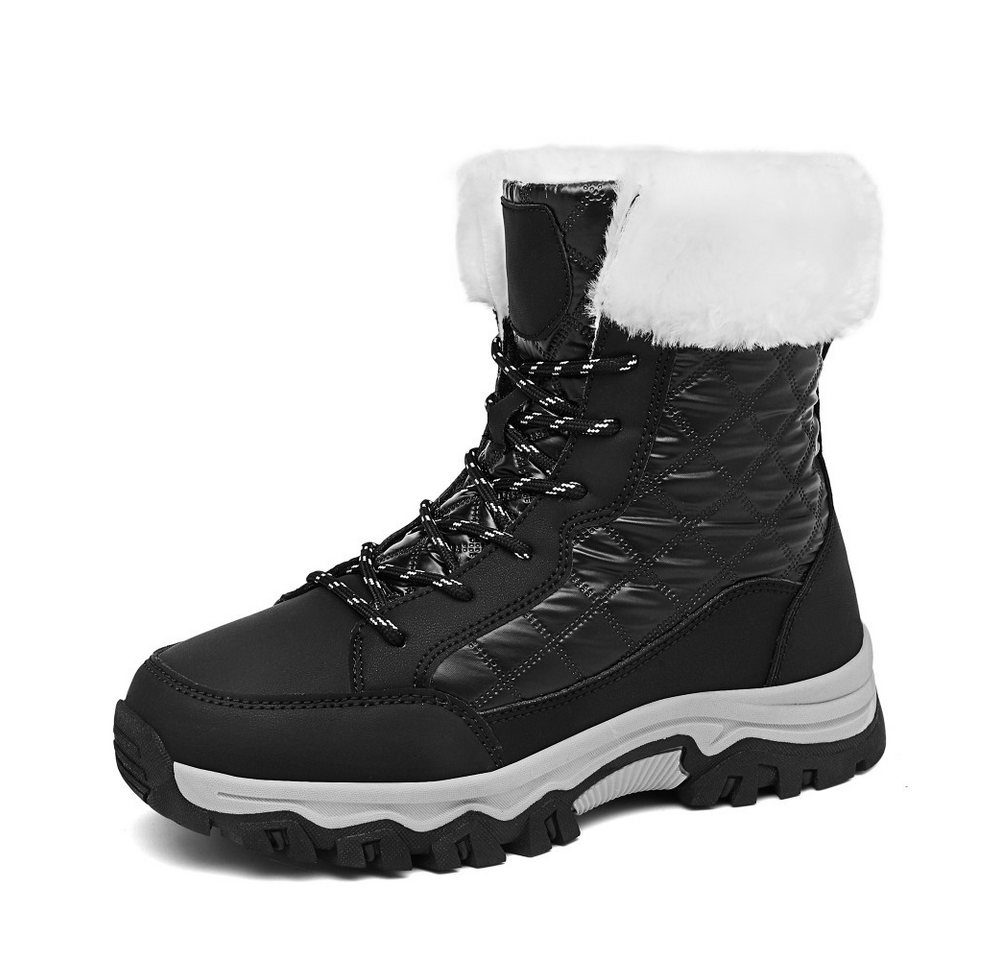 HUSK'SWARE Schneeschuhe Warme Damen Winterstiefeletten (Wind- und wasserabweisend Bequeme Passform), Weiches Innenfutter Rutschfeste Sohle
