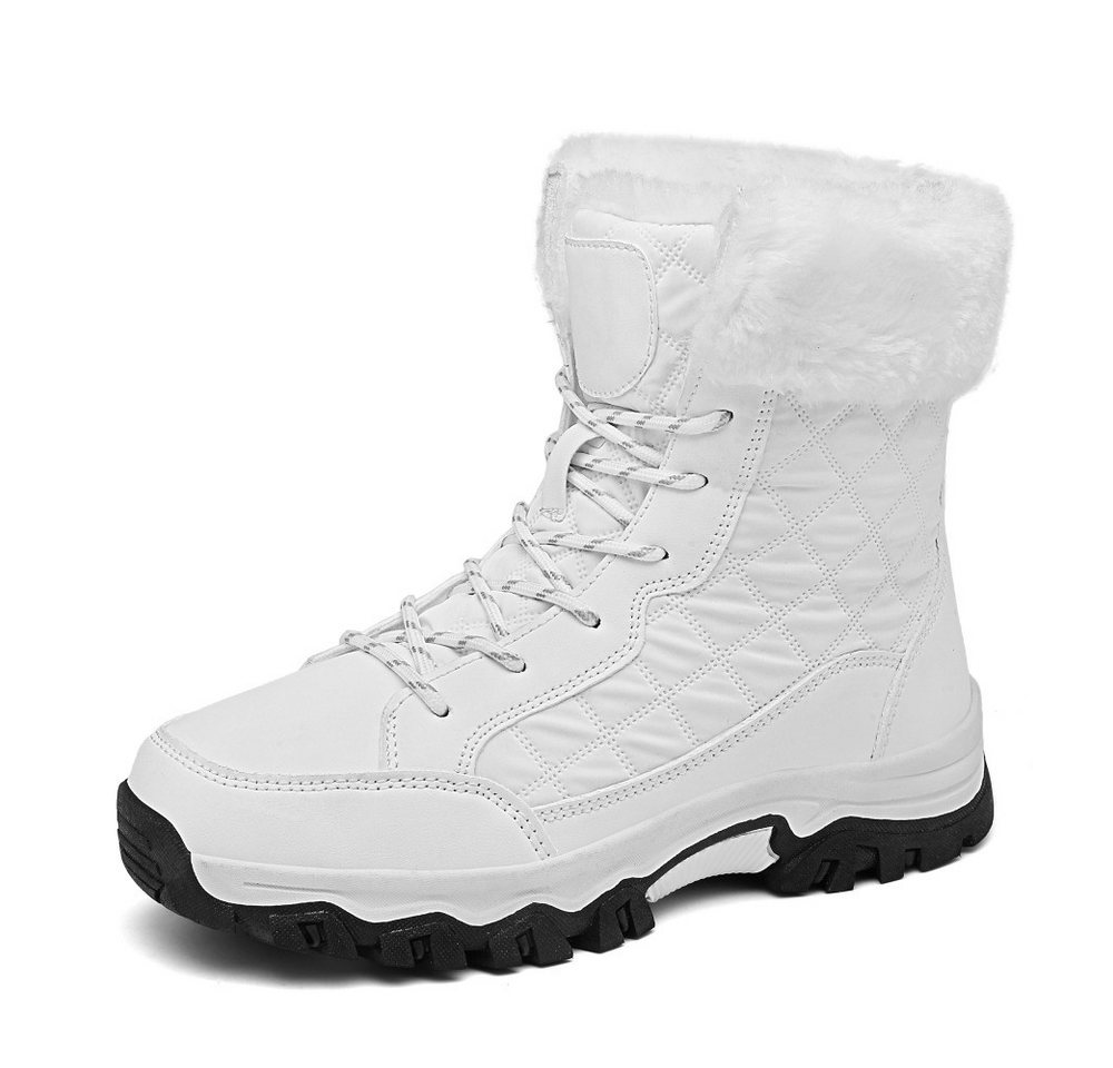 HUSK'SWARE Schneeschuhe Warme Damen Winterstiefeletten (Wind- und wasserabweisend Bequeme Passform), Weiches Innenfutter Rutschfeste Sohle