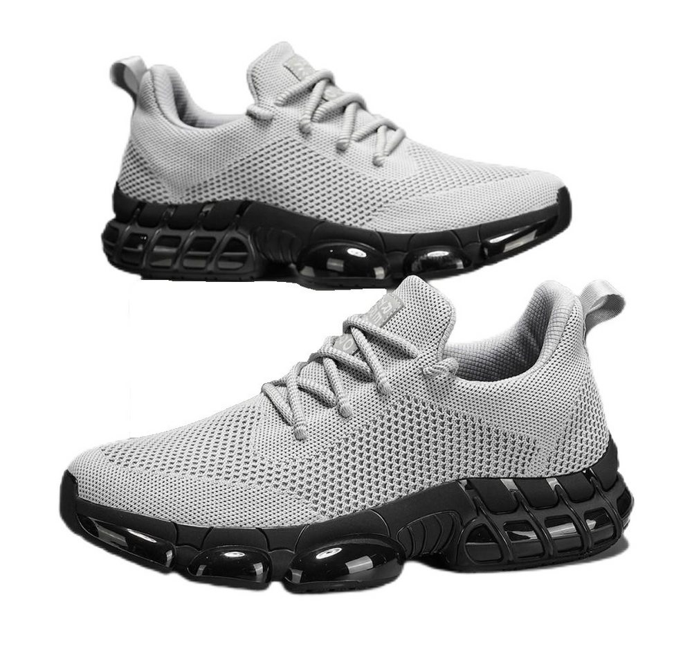 HUSK'SWARE Sneaker (Luftkissen-Sohle, Strick-Obermaterial) Herren verschleißfeste, rutschfeste