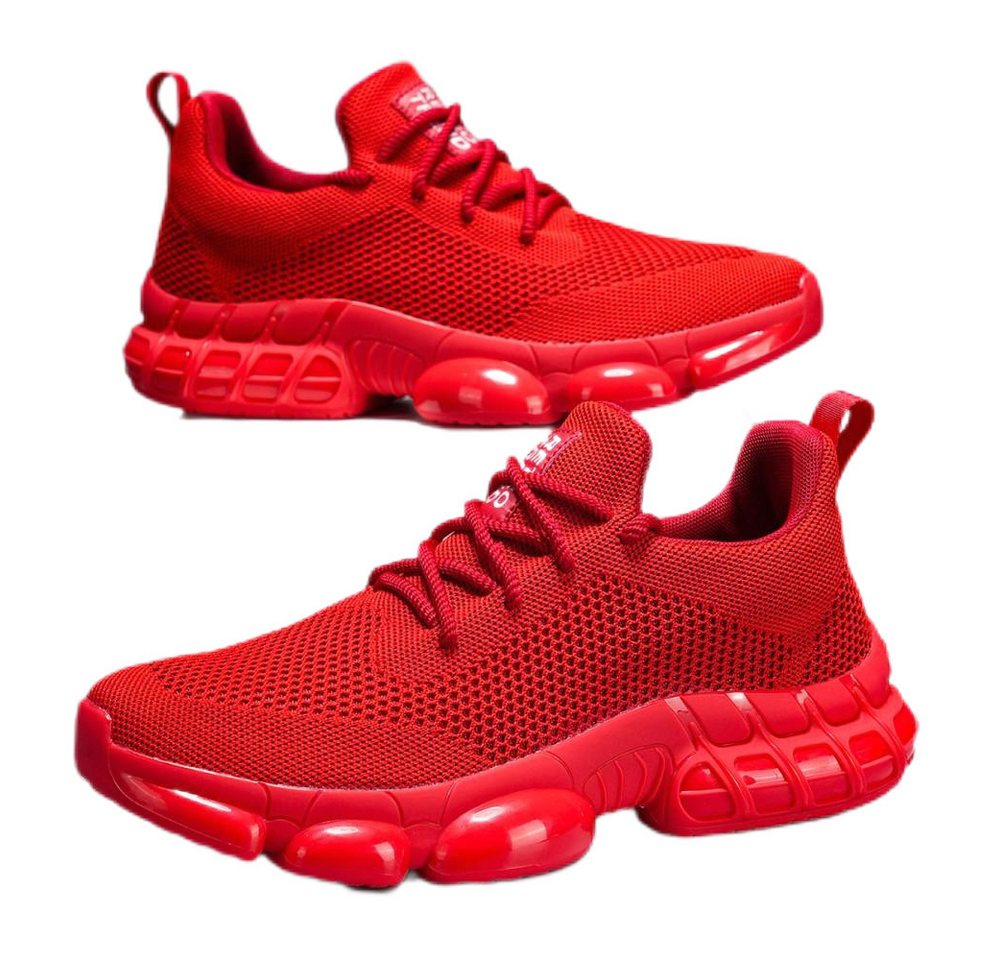 HUSK'SWARE Sneaker (Luftkissen-Sohle, Strick-Obermaterial) Herren verschleißfeste, rutschfeste