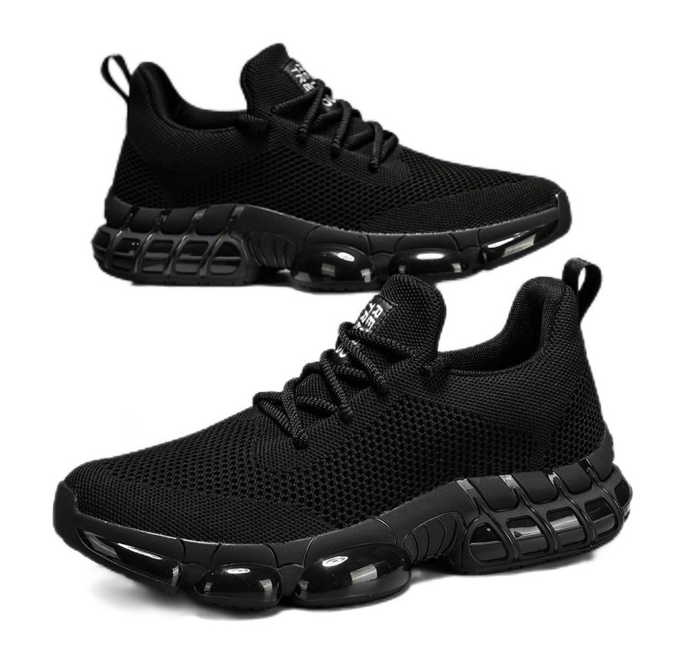 HUSK'SWARE Sneaker (Luftkissen-Sohle, Strick-Obermaterial) Herren verschleißfeste, rutschfeste