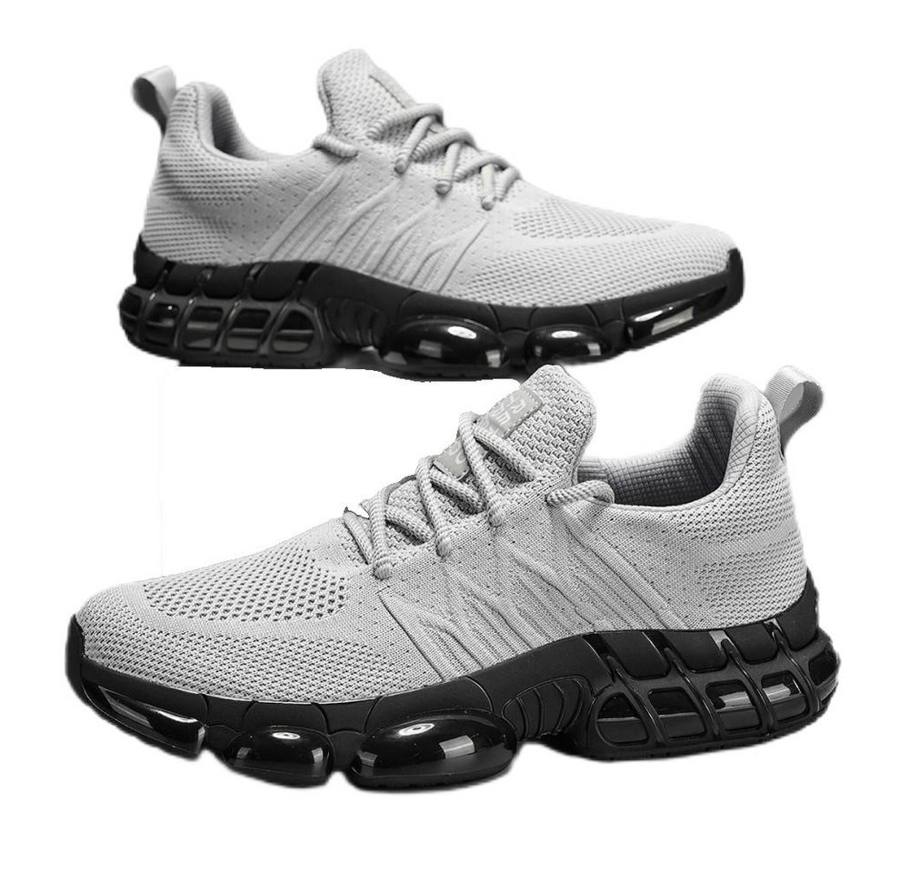 HUSK'SWARE Sneaker (TPR-Außensohle, Flyknit-Obermaterial, Stoßdämpfende Luftpolsterung) Herren verschleißfeste, rutschfeste