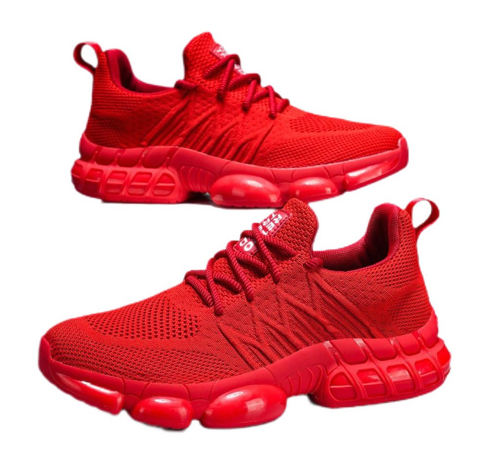 HUSK'SWARE Sneaker (TPR-Außensohle, Flyknit-Obermaterial, Stoßdämpfende Luftpolsterung) Herren verschleißfeste, rutschfeste