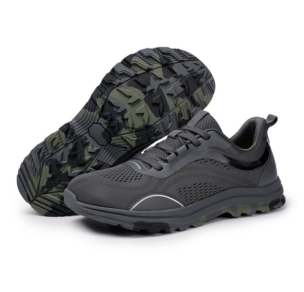 HUSK'SWARE Wanderschuh (Trekking Schuhe für breite Füße, rutschfest, stoßdämpfend, Trekking Schuhe für breite Füße, rutschfest, stoßdämpfend) Herren Wanderschuhe Breit Zehenbox Outdoor Trekkingschuhe